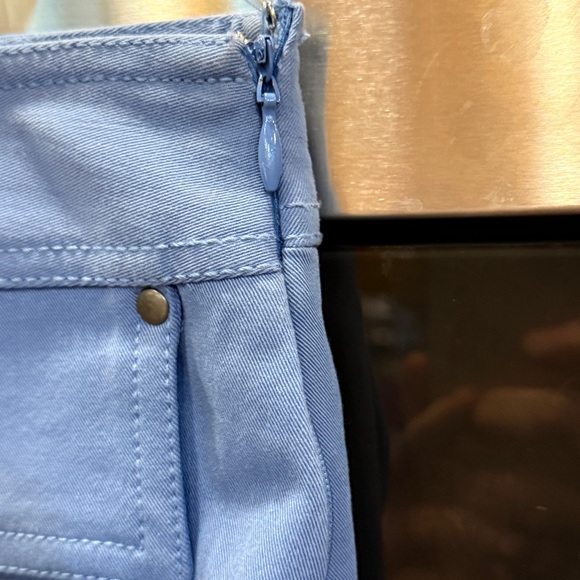 Express Blue‎ Pencil Skirt with Pockets - Picture 8 of 12